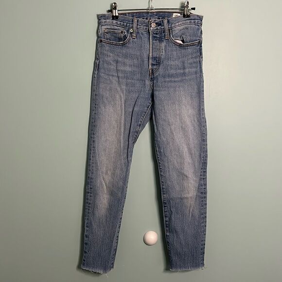 Levi’s Button Fly White Oak High Rise Jeans - Picture 1 of 10